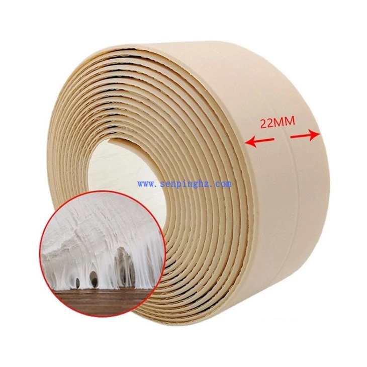 beige caulk strip
