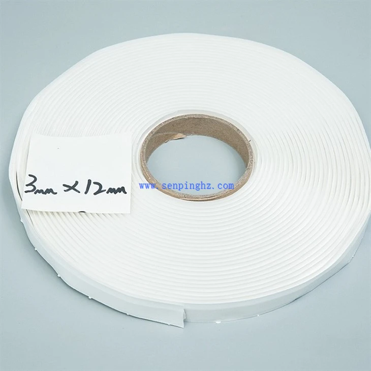 white mastic strip